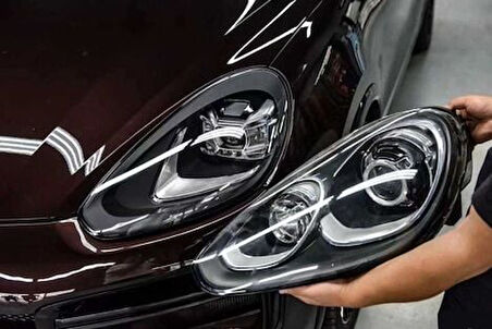 Porsche Cayenne 2014-2017 Uyumlu Facelift Led Far (2018+Görünüm)