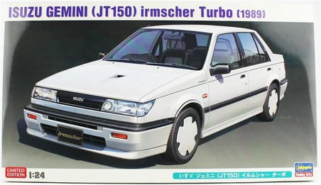 1/24 Isuzu Gemini (JT150) Irmscher Turbo (1989) maketi, Hasegawa 20377