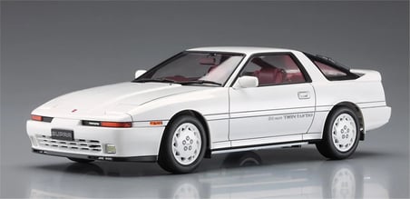 1/24 Toyota Supra A70 GT Twin Turbo 1989 White Package limited edition maketi, Hasegawa 20504