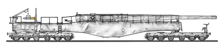 Hasegawa K5 (E) Leopold Demiryolu Topu Maketi 1/72 Ölçek Kış Kamuflajlı