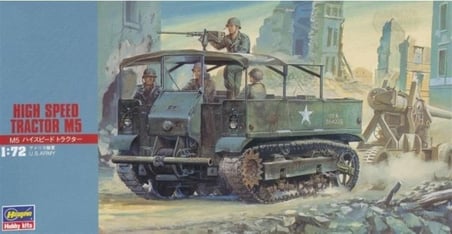 Hasegawa M5 Yüksek Hızlı Traktör Askeri Araç Maketi 1/72 Gri