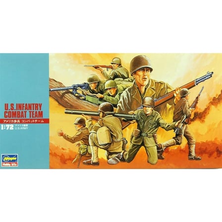 1/72 ABD Piyadesi Muharebe Timi Figür Maketi, Hasegawa 31129