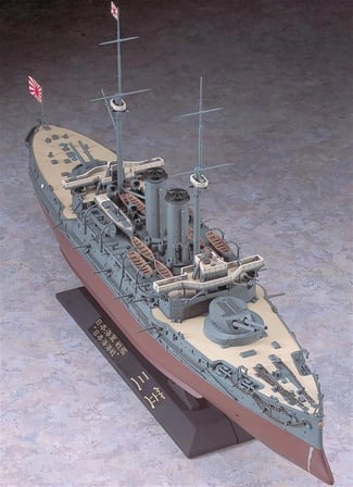 1/350 IJN Mikasa (The Battle of The Japan Sea) Savaş Gemisi Maketi, Hasegawa 40021