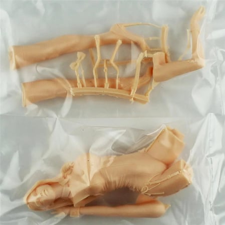 1/12 Real Figure Collection 08 Blond Girl Vol.4 maketi, Hasegawa SP494 52294
