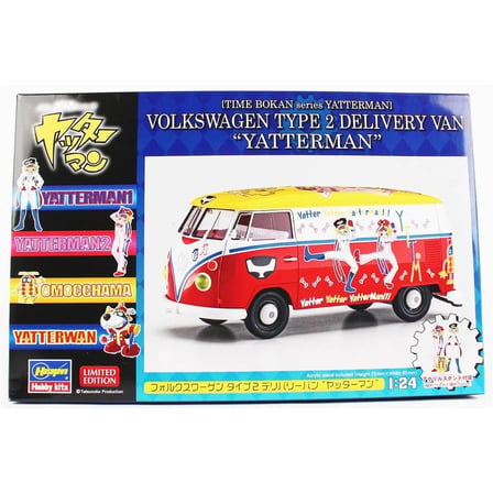 Hasegawa SP613 52413, 1/24 Volkswagen Type 2 Delivery Van Yatterman Plastik Maketi