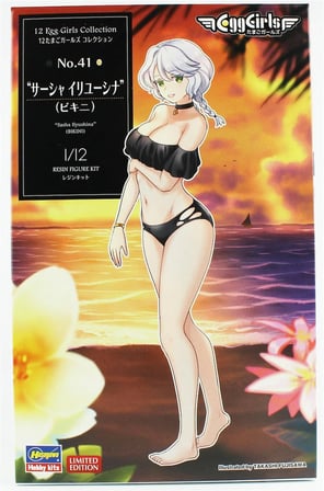 1/12 12 Egg Girls Collection 41 (Sasha Ilyushina) (Bikini) Resin maketi, Hasegawa SP580 52740