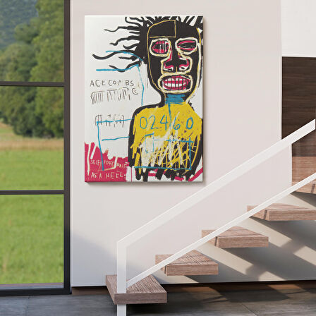 Jean Michel Basquiat'ın Kendi Portresi Kanvas Tablo-4967
