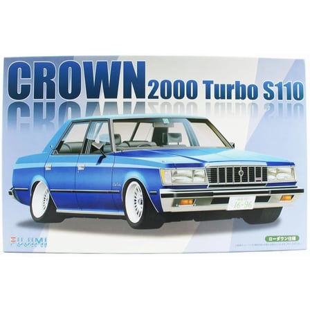 Fujimi Toyota Crown 2000 Turbo S110 Maket Araba 1/24 Ölçek Açık Gri