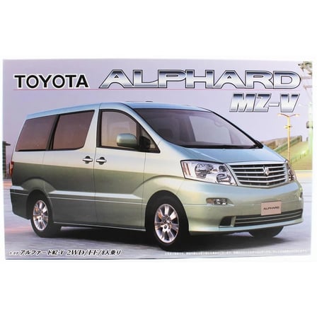 Fujimi Toyota Alphard MZ-V Maket Araba 1/24 Ölçek Açık Gri