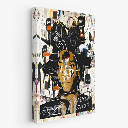 Jean Michel Basquiat'ın Kendi Portresi Kanvas Tablo-4968