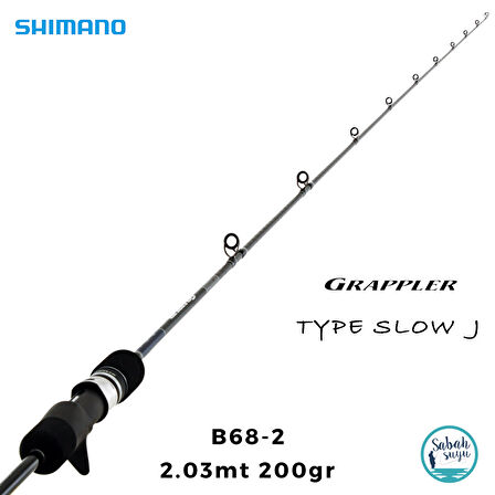Shimano Grappler Type Slow J B68-2 2.03mt 200gr (S2P) Tetikli Slow Jigging Kamış