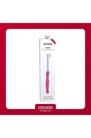 IONICKISS Çocuklar Için Iyonik Diş Fırçası 0-3 Yaş - Pembe