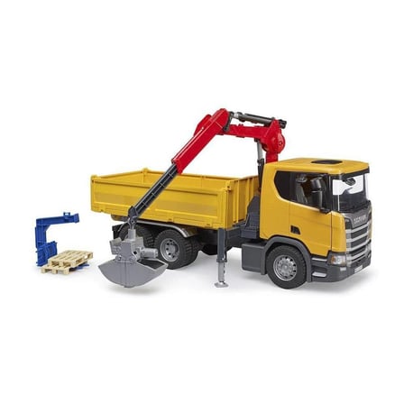 1:16 Scania 560R Vinçli Şantiye Kamyonu Model Aracı