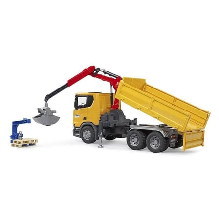 1:16 Scania 560R Vinçli Şantiye Kamyonu Model Aracı