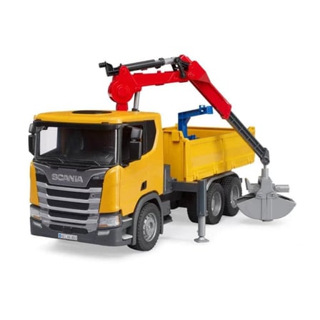1:16 Scania 560R Vinçli Şantiye Kamyonu Model Aracı