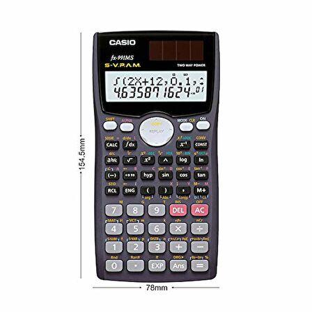 Casio FX-991MS Bilimsel Fonksiyonlu Hesap Makinesi