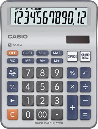 Casio DC-12M-W-DP Hesap Makinesi Desktop