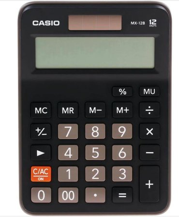 Casio Mx12B 12 Hane Bakkal Market Kasap Masa Üstü Hesap Makinesi