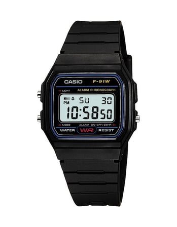 Casio F-91W-1DG Erkek Asker Kol Saati