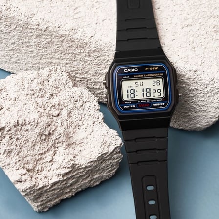 Casio F-91W-1DG Erkek Asker Kol Saati