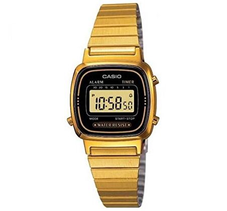 Casio LA670WGA-1DF Kadın Kol Saati Çelik