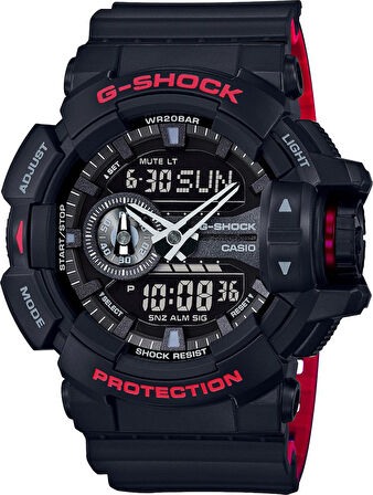 Casio G-Shock GA-400 Kırmızı Yazılı Orijinal Shock Lastiği Kasa Silikonu