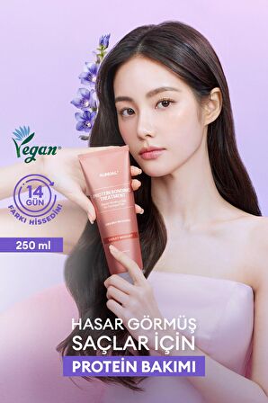 Protein Kompleksi İçeren Onarıcı Bakım Kremi Kundal Protein Bonding Treatment 250ml (Violet Muguet)
