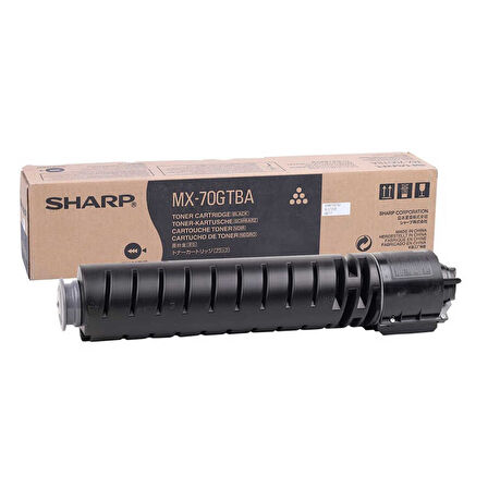 Sharp MX-70GTBA Siyah Orijinal Fotokopi Toneri