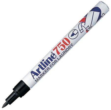 ARTLINE ÇAMAŞIR MARKÖRÜ EK-750 SİYAH