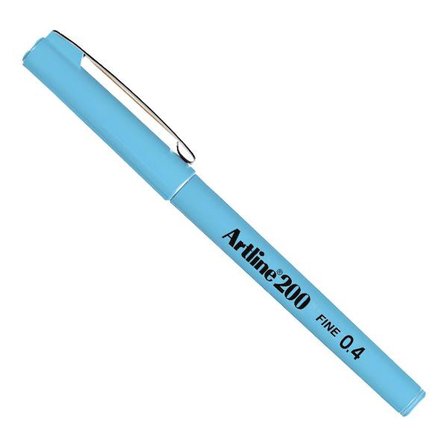 Artline Fineliner 0.4 Mm Açık Mavi Ek 200N   12'li Paket / Artline