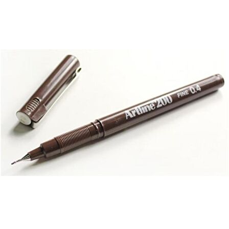 Artline 200N Fine Writing Pen Dark Brown