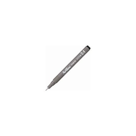 Artlıne 0.4 mm Siyah Çizim Kalemi Drawing System 234 Suya Dayanıklı Siyah Renk 12'li Paket