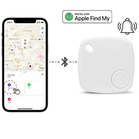 SMART TAG İOS LİSANSLI  AKILLI TAKİP CİHAZI(APPLE BUL İLE ÇALIŞIR)