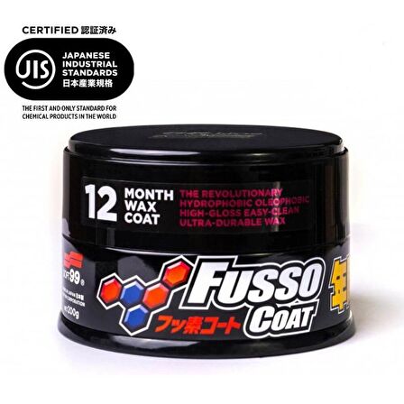 SOFT99 Fusso Coat 12 Aylık Wax Koyu Renk Avrupa Versiyon 200 gr.