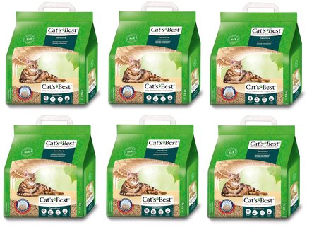 Cat's Best Sensitive Anti-Bakteriyal Topaklanan Kedi Kumu 8 Lt (2,9 KG) X 6 Adet
