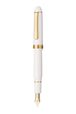 Platinum PNB15000#3776 Century Gold Trim 2 Chenonceau White Dolma Kalem