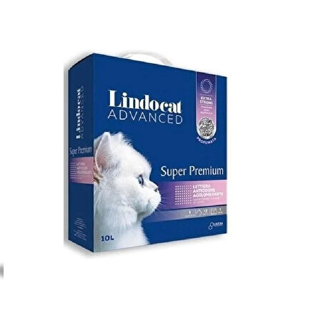 LindoCat Advanced Süper Premium Extra Strong Bebek Pudralı Topaklaşan Kedi Kumu 10 Lt.