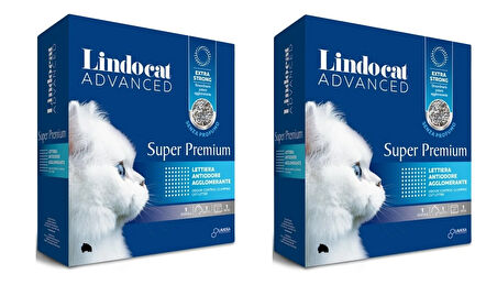 LindoCat Advanced Süper Premium Extra Strong Kokusuz Topaklaşan Kedi Kumu 10 Lt. X 2 Paket