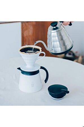 Hario V60 02 Yalıtımlı Paslanmaz Servis Sürahisi 600 ml