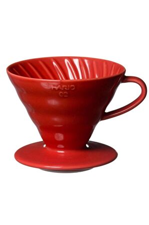 Hario V60 02 Dripper Kırmızı Seramik