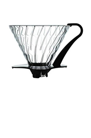 Hario V60 02 Dripper Siyah Cam