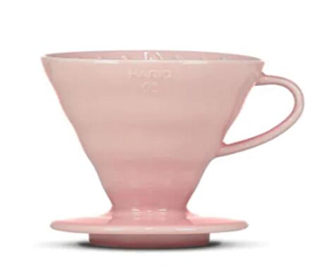 Hario V60 Dripper Seramik Pembe