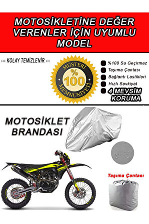 FANTIC XEF-Uyumlu Motosiklet Brandası-Miflonlu,Kaliteli