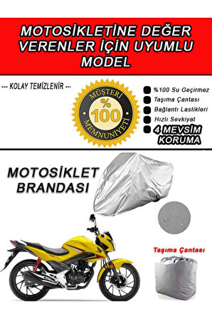 HONDA CB125F-Uyumlu Motosiklet Brandası-Miflonlu,Kaliteli