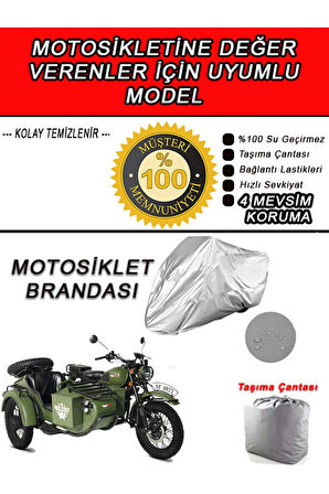 RKS SIDE-Uyumlu Motosiklet Brandası-Miflonlu