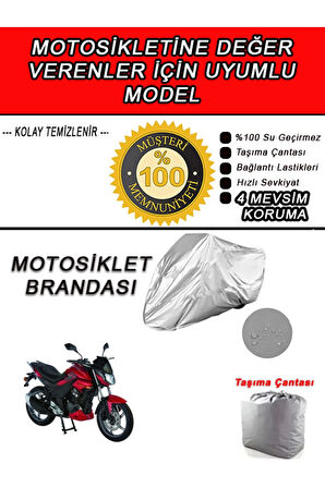 SALCANO SB-Uyumlu Motosiklet Brandası-Miflonlu,Kaliteli