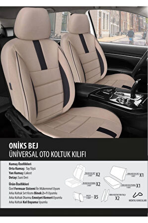 Mercedes Glb Koltuk Kılıfı Oniks Bej