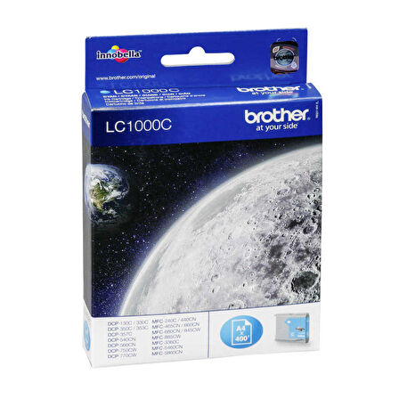Brother LC57-LC1000 Mavi Orijinal Kartuş