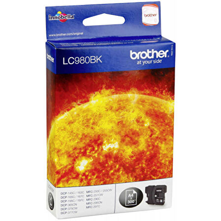 Brother LC38-LC980 Siyah Orijinal Kartuş