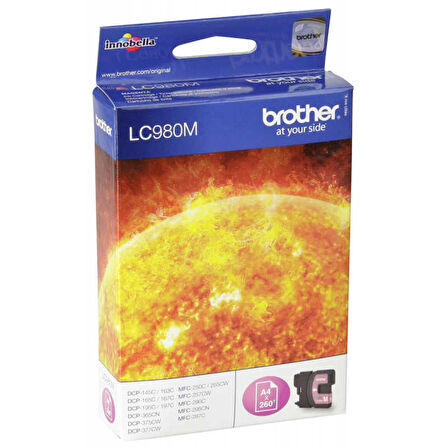 Brother LC38-LC980 Kırmızı Orijinal Kartuş